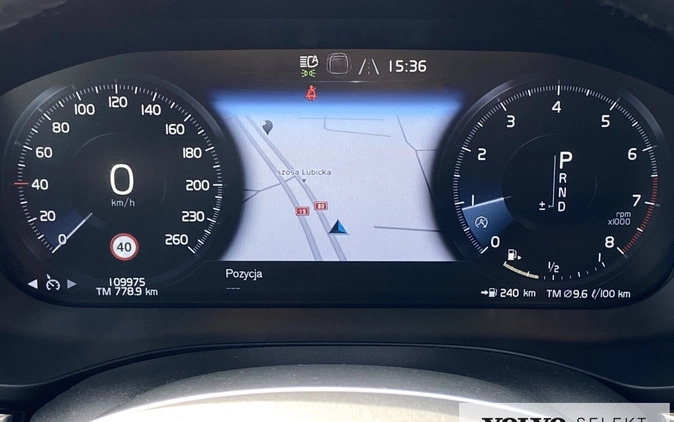 Volvo XC 60 cena 159900 przebieg: 109975, rok produkcji 2019 z Toruń małe 596